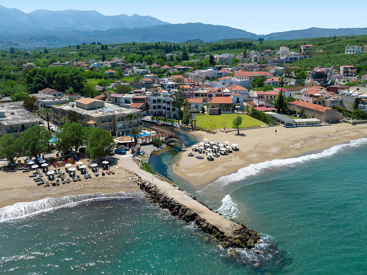 Hier können Sie das Hotel Hotel Kalyves Beach ab 640 € buchen Hotel Kalyves Beach – Hotelfoto