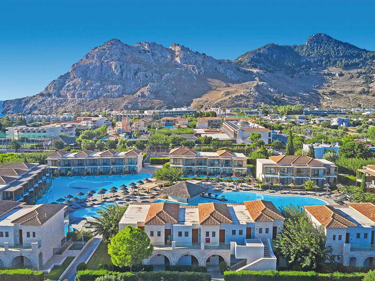 Hier können Sie das Hotel Atlantica Holiday Village Rhodes ab 1.070 € buchen Atlantica Holiday Village Rhodes – Hotelfoto