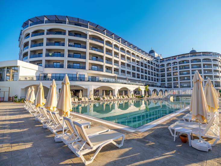 Hier können Sie das Hotel Side Moon Palace Hotel ab 437 € buchen Side Moon Palace Hotel – Hotelfoto